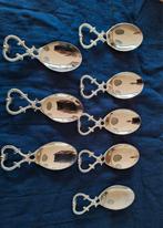 8 verzilverde  Amuselepels - Vintage, Ophalen of Verzenden