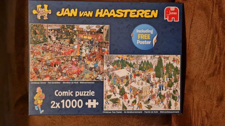 Heel veel Jan van Haasteren puzzels, Hobby en Vrije tijd, Denksport en Puzzels, Gebruikt, 500 t/m 1500 stukjes, Ophalen of Verzenden