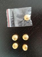 Goudkleurige bolle knopen 5 stuks, Ophalen of Verzenden, Nieuw, Knoop of Knopen