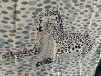 GRÈS Paris Zijden Sjaal met Leopard Print Vintage, GRÈS Paris, Ophalen of Verzenden, Zo goed als nieuw, Sjaal