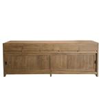 Dressoir teakhout, Ophalen, Met deur(en), Indoteak, Teakhout