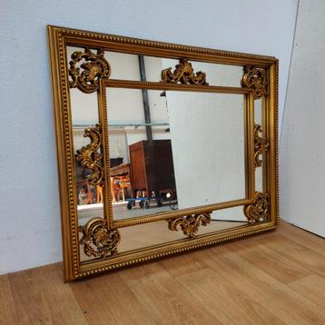 Vintage Goudkleurige Barok Rococo spiegel schouwspiegel beschikbaar voor biedingen