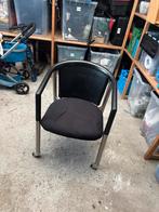 Flexform Designer Stoel - Zwart, Huis en Inrichting, Ophalen, Gebruikt, Zwart, Metaal