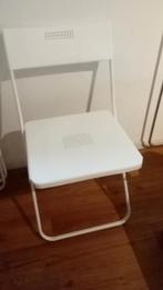 FEJANStoel, buiten, opklapbaar wit, Ophalen of Verzenden, Zo goed als nieuw, Kunststof