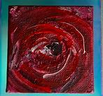 Abstracte Rode Roos Schilderij, Verzenden