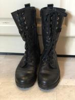 V) S23 Poelman half hoge leren booties kisten laarsjes 38/39, Kleding | Dames, Schoenen, Poelman, Verzenden, Zwart, Zo goed als nieuw