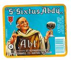 Bieretiket ABT 12  Brouwerij St. Bernard, Watou België, Ophalen of Verzenden, Gebruikt, Overige typen, Overige merken