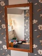 Spiegel met grenen frame, Gebruikt, Ophalen of Verzenden, 75 tot 100 cm, 150 tot 200 cm