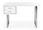 VOORRAAD Bureau met lades 120 cm breed Hoogglans wit NIEUW, Ophalen of Verzenden, Nieuw, Bureau