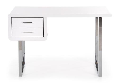 VOORRAAD Bureau met lades 120 cm breed Hoogglans wit NIEUW, Huis en Inrichting, Bureaus, Nieuw, Bureau, Ophalen of Verzenden