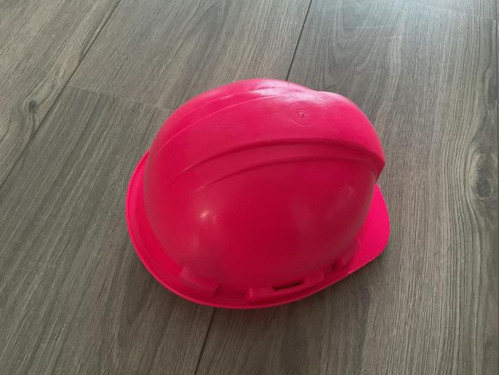 Roze Bouwhelm - Nieuwstaat, Doe-het-zelf en Verbouw, Veiligheidshelmen, Zo goed als nieuw, Ophalen of Verzenden