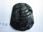 Amulet hanger van chinese jade 994 #, Ophalen of Verzenden, Zo goed als nieuw, Groen, Steen of Mineraal