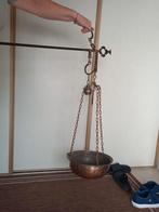 Antieke koperen weegschaal, Ophalen of Verzenden, Zo goed als nieuw, 500 gram of grover, Minder dan 10 kg