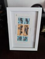 Zweedse Auto Geschiedenis Postzegels Ingelijst, Postzegels en Munten, Ophalen of Verzenden, Na 1940, Gestempeld
