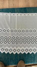 Vitrage val met ruiten, wit., Huis en Inrichting, Wit, Nieuw, Ophalen of Verzenden, 200 cm of meer