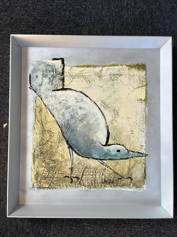 Carla Raadsveld Vogel II D E G Schilderijen, Antiek en Kunst, Kunst | Schilderijen | Abstract, Ophalen