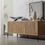 WOOOD New Gravure Tv-meubel B 150 cm Naturel | Van €499, nu, 100 tot 150 cm, Nieuw, Ophalen of Verzenden, Woood