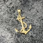 14 karaat gouden hanger anker model nieuw, Ophalen of Verzenden, Zo goed als nieuw, Goud, Kruis of Symbool