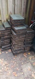 Rubberen stoeptegels 30x30. 63 stuks., Ophalen, Gebruikt, Rubber, Overige typen