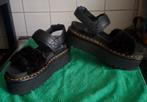 Stoere Dr Martens Voss Quad Fluffy sandalen, maat 38, Kleding | Dames, Schoenen, Zwart, Sandalen of Muiltjes, Ophalen of Verzenden