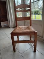 6 geloogd eiken stoelen, Ophalen, Bruin, Meubelen de Puydt België,  oud Hollands, Zo goed als nieuw