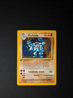 Machamp 8/102 Pokemon Base holo 1st edition, Hobby en Vrije tijd, Ophalen of Verzenden, Zo goed als nieuw, Booster, Foil