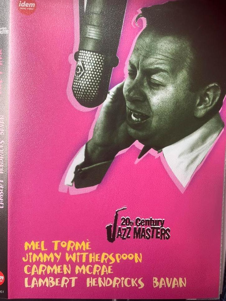 Mel Tormé, Jimmy Witherspoon, Carmen McRae,, Cd's en Dvd's, Dvd's | Muziek en Concerten, Zo goed als nieuw, Alle leeftijden, Ophalen of Verzenden
