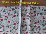 Aardbeitjes lap stof 290x150, Verzenden, 120 cm of meer, Katoen, Nieuw