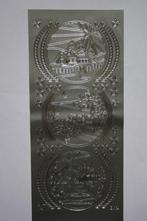 12 st. sierstickers Landschap in passepartout zilverkl. 8802, Hobby en Vrije tijd, Kaarten | Zelf maken, Verzenden, Nieuw, Overige thema's