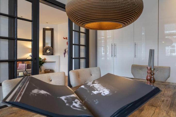 Jazzy Kartonnen Hanglamp Think Paper, Huis en Inrichting, Lampen | Hanglampen, Zo goed als nieuw, Minder dan 50 cm, Hout, Ophalen of Verzenden