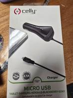 Celly CCMICRO2 oplader voor in de auto, Ophalen of Verzenden, Nieuw, Overige merken