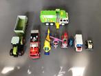 Speelgoedvoertuigen Set - Helikopter, Brandweerwagen & Meer, Ophalen of Verzenden, Gebruikt