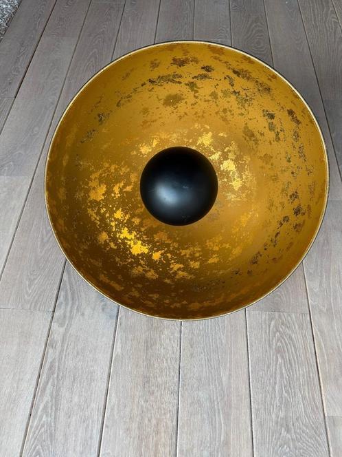 ZGAN QAZQA industriële hanglamp 50cm zwart met goud, Huis en Inrichting, Lampen | Hanglampen, Zo goed als nieuw, Ophalen