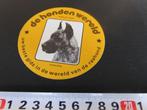 sticker Asten de hondenwereld  Duitse Dog, Ophalen, Zo goed als nieuw, Sticker
