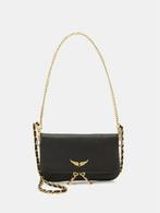 Zadig en Voltaire Rock Nano Clutch Zadig & Voltaire Goud, Ophalen of Verzenden, Nieuw, Zwart, Schoudertasje