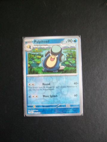 4862: Nieuwe Pokemonkaart holofoil PALPITOAD HP 90 (020/086) beschikbaar voor biedingen