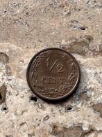 1/2 cent 1903 Wilhelmina, zeer mooie kwaliteit, Postzegels en Munten, Munten | Nederland, Ophalen of Verzenden, Koningin Wilhelmina