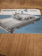 Opel Rekord 4 deuren, Boeken, Auto's | Folders en Tijdschriften, Ophalen of Verzenden, Zo goed als nieuw, Opel