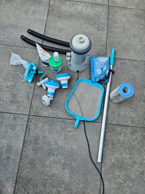 Zwembad pomp, waterstofzuiger, filter, ph minus etc., Tuin en Terras, Zwembaden, Gebruikt, Minder dan 80 cm, 200 tot 400 cm, Rechthoekig