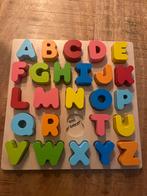 Houten letterpuzzel, Kinderen en Baby's, Speelgoed | Educatief en Creatief, Ophalen, Gebruikt, Taal en Lezen