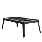 Rene Pierre Pooltafel Steel Oslo/Grijs Pooltafelland, Verzenden, Nieuw, Pooltafel