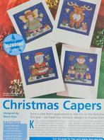 Christmas Capers 4 Kerst borduurpatronen, Ophalen, Nieuw, Handborduren, Patroon
