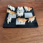 Beeldje katten dambord, Antiek en Kunst, Kunst | Beelden en Houtsnijwerken, Ophalen of Verzenden