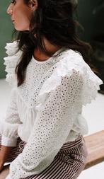 Mooie witte bohoblouse in biokatoen, J Label / XS, Wit, Nieuw, Maat 34 (XS) of kleiner, J-Label