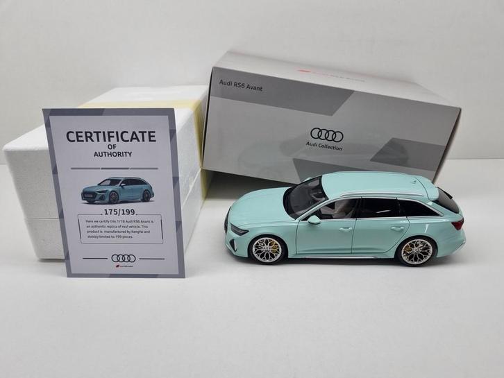 KiloWorks Audi RS 6 C8 Avant 1/199
1:18 Nieuw, Hobby en Vrije tijd, Modelauto's | 1:18, Nieuw, Auto, Ophalen of Verzenden