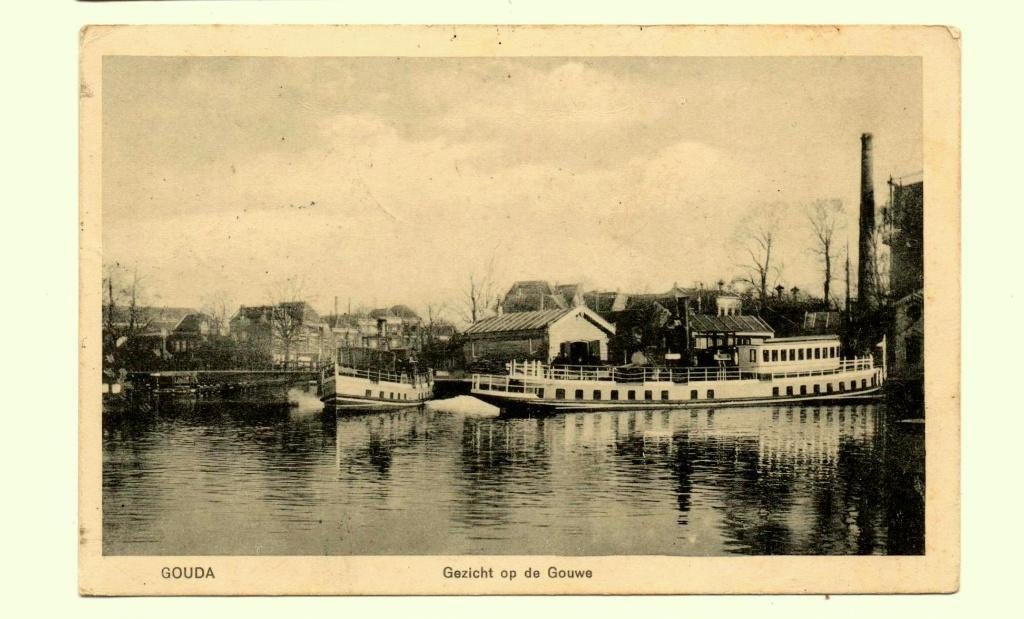 Oude ansichtkaarten Gouda, Ophalen of Verzenden, Voor 1920, Gelopen, Zuid-Holland