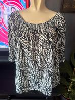 Exxellent Kiara top maat 46, travelstof, nieuw, Zwart, Maat 46/48 (XL) of groter, Ophalen of Verzenden, Zo goed als nieuw