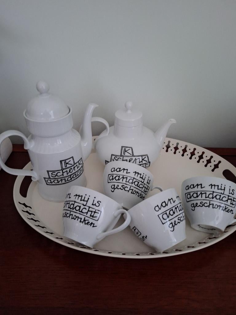 koffie/thee/pot/kopjes/porselein/hightea/verzamelen/tafel, Overige typen, Ophalen of Verzenden, Zo goed als nieuw, Overige stijlen