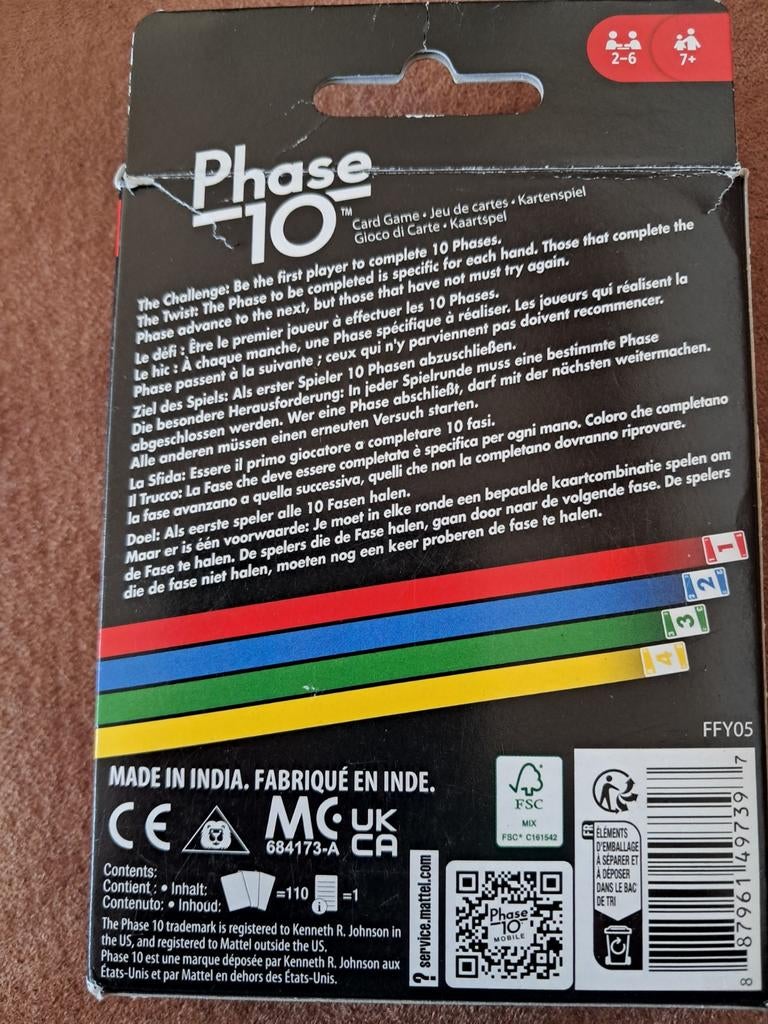 Phase 10 kaartspel, Ophalen of Verzenden