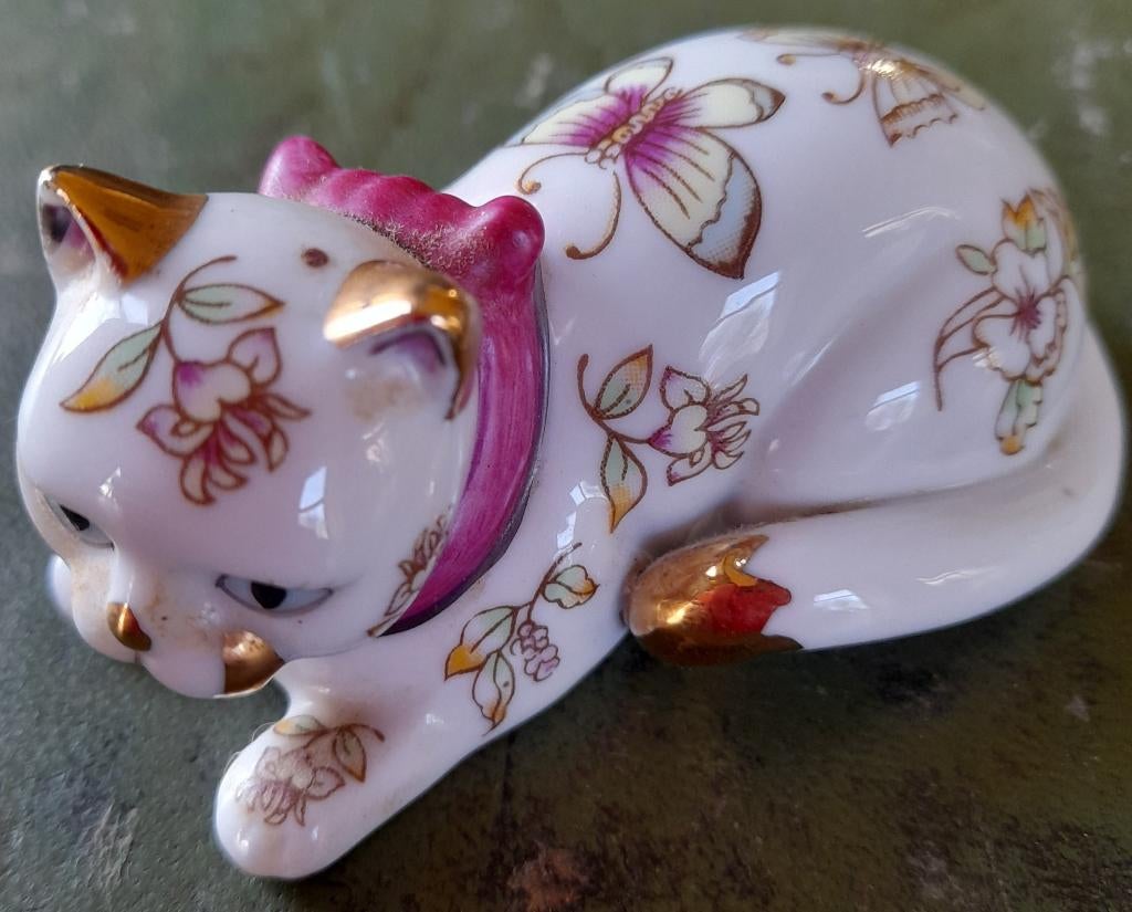 Kat - Satsuma-stijl - Franklin Mint Curiosakabinet Katten, Ophalen of Verzenden, Zo goed als nieuw, Dier